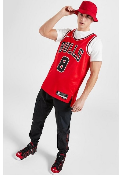 Nike Chicago Bulls Dri-fit Swingman Nba Basketball Jersey Lavıne Erkek Basketbol Forması Kırmızı
