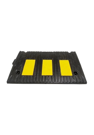 Kauçuk Rampa Set, Otopark Rampası, Kaldırım Rampası 30 X 50 X 4,5 Cm - 3 Bantlı - 2,5 Metre-3896