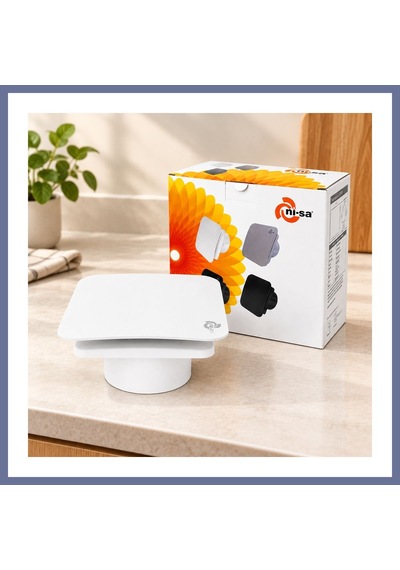 Bezos 120 Mm Plastik Banyo Tuvalet Aspiratörü 16w 80m³/h Dlra