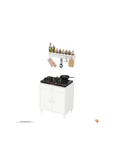 Eliusta Asya Beyaz Set Ocak Altı 70 Cm Tüp Hazneli Mutfak Dolabı 70x88x56 Cm Baharat Raflı Dolap Beyaz Eliusta Asya Beyaz Set Ocak Altı 70 Cm Tüp Hazneli Mutfak Dolabı 70x88x56 Cm Baharat Raflı Dolap Beyaz
