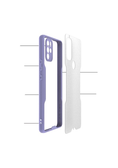General Mobile 21 Pro Kılıf Kamera Korumalı Arkası Şeffaf Silikon