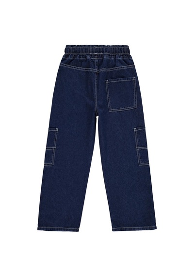 Civil Boys Kontras Dikişli 6-9 Yaş Pantolon - Mavi KOYU MAVİ 20D68410226S1
