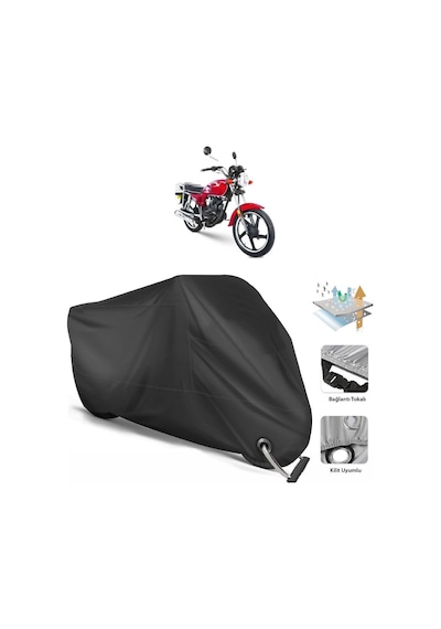 Yuki Yk 100-2A Apollo Motor Branda (Bağlantı, Kilit Uyumlu)-Siyah (457277194)
