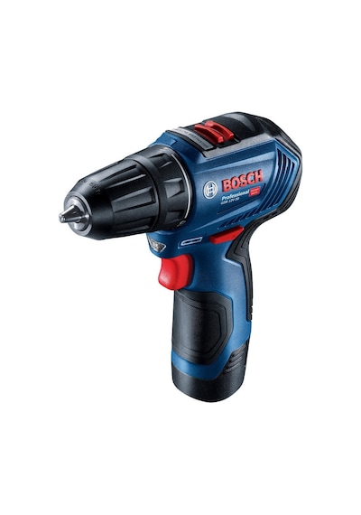 Bosch Professional 06019G9001 GSR 12V-30 2x2Ah Çift Akülü Vidalama Makinesi 39 Parça Set