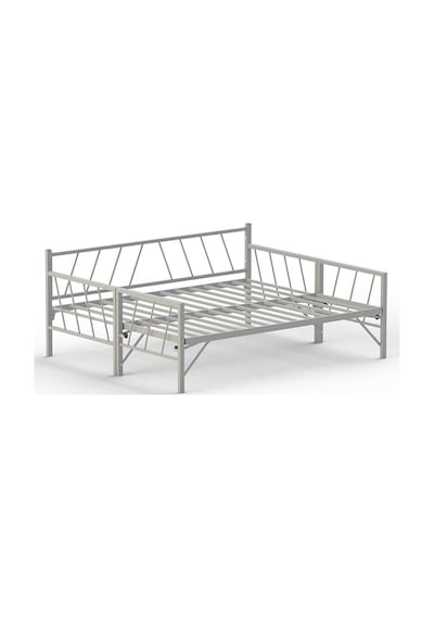 Glory Yavrulu Daybed Tek Ve Çift Kişilik Sedir Metal Karyola Beyaz