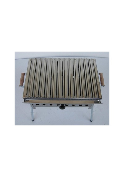 Erçelik Etm-01 Standart Lav Taşlı Tüplü Mangal 32x44x22 Cm Gri