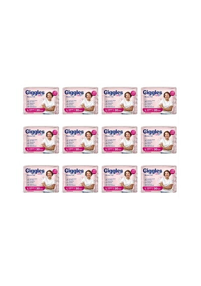 Giggles Kadın Mesane Pedi Large Bladder Pad 12x20 Paket 240 Adet L