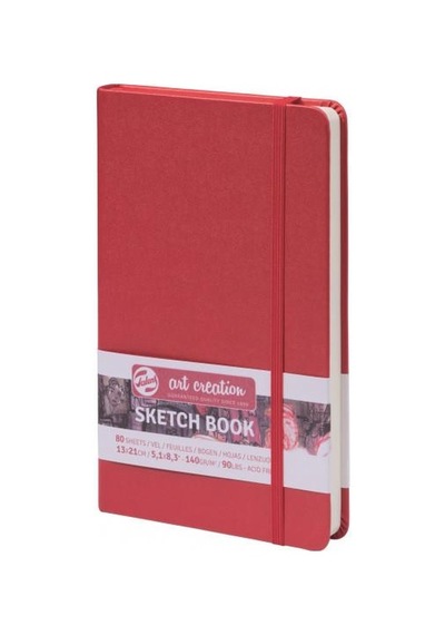 Art Creation Sketch Book Eskiz Bloğu 13x21 140gr 80 Yaprak Kırmızı