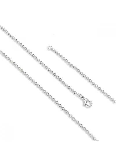 Unisex Minik Boy Çelik Kolye 0.5mm 9199 Gümüş