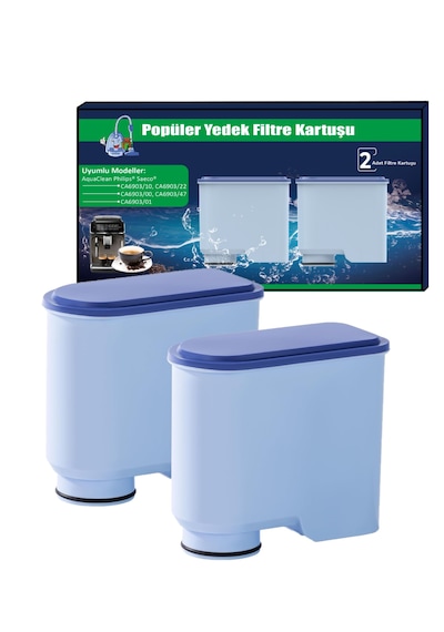 Philips Saeco Aquaclean Ca6903/00 Uyumlu Su Filtresi - 2'li Paket