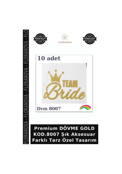 Premium Dövme Gold Kod.8007 Şık Aksesuar Farklı Tarz Özel Tasarım