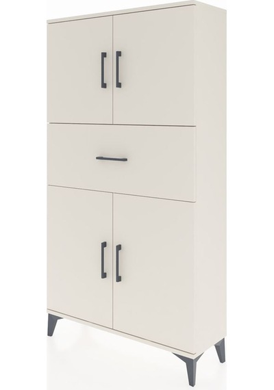 Arges Dolap 3 Raflı Tek Çekmeceli 4 Kapaklı 88x30x163 Aytaşı-... Aytaşı Arges Dolap 3 Raflı Tek Çekmeceli 4 Kapaklı 88x30x163 Aytaşı-... Aytaşı