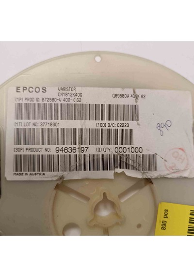 B72580-v 400k 68v 68v Smd Peregrine Varistör 12 Adet