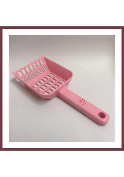 Storeşahin 3d Baskı Kedi Kumu Küreği - Geniş Hazneli Eleme Küreği-pembe Shn0720
