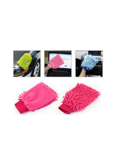 Mikrofiber Temizlik Eldiveni - Araç Yıkama Eldiveni Oto Yıkama Temizleme Cila Eldiveni Diğer