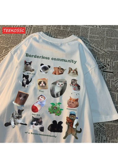 Noıssey Urban Pop Graphic Kadın Tişört Koleksiyonukod 5103 Beyaz