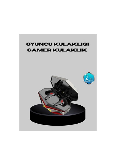 Bluetooth 5.0 Kablosuz Kulaklık Led Işıklı Silikonlu Tasarımlı - Karbul7338-5611 Renkli