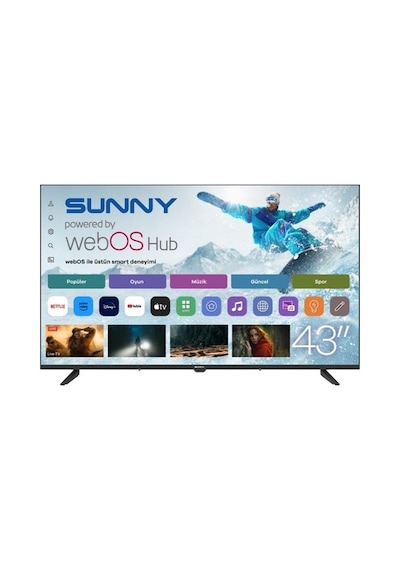 Sunny SN43FPRL Full HD 43" 109 Ekran Uydu Alıcılı webOS Smart LED TV