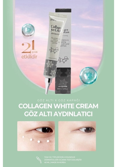 3w Clınıc Göz Altı Aydınlatıcı Ve Karşıtı Collagen Göz Kapağı Ve Göz Çevresi Kremi