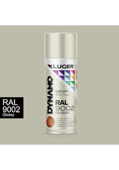 Kluger Gri Beyaz Spey Boya Ral 9002