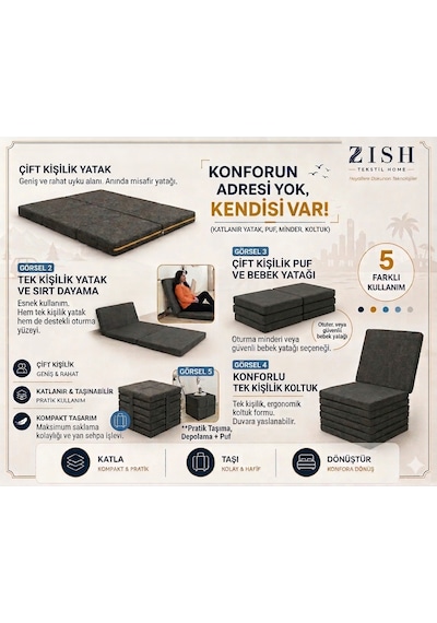 Flexa Gri 7 Cm Katlanır Sünger Yatak Yer Yatağı, Misafir Yatağı Puf, Koltuk, Şilte Ve Minder Kullanımı Taşıma Kulplu Fermuarlı Yıkanabilir Keten Kılıf 24 Dns Orta Sert Sünger Çift Kişilik Flexa Gri 7 Cm Katlanır Sünger Yatak Yer Yatağı, Misafir Yatağı Puf, Koltuk, Şilte Ve Minder Kullanımı Taşıma Kulplu Fermuarlı Yıkanabilir Keten Kılıf 24 Dns Orta Sert Sünger Çift Kişilik