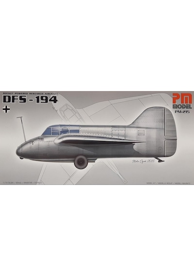 Rocket Powered Research Aircraft Dfs-194 Pm Model Roket Motorlu Uçak Demonte Plastik Maketi