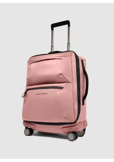 Piquadro Pembe Kabin Boy Çekçekli Kumaş Valiz Bv6377c2ow