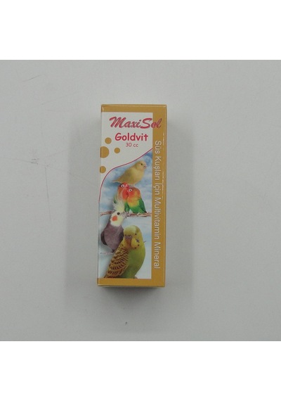 MAXİSOL Süs Kuşları İçin Multivitamin Mineral Takviyesi 30 cc