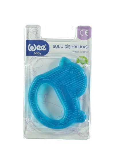 Wee Baby Askılı Sulu Diş Halkası - Mavi
