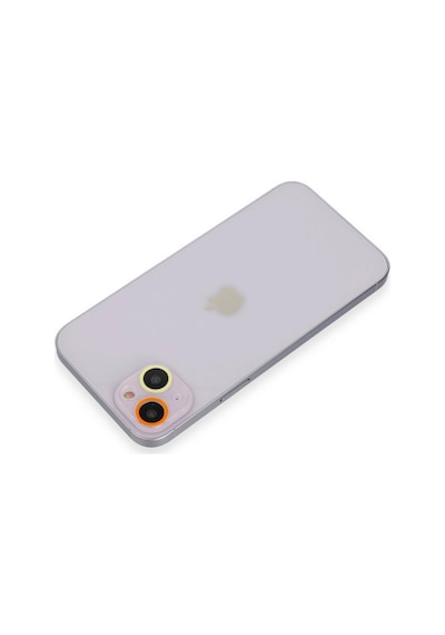 Apple iPhone  Uyumlu  13 Mini Renkli Kamera Lens Koruma Cam - Sarı-turuncu Çok Renkli