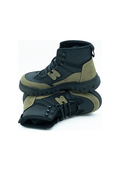+7 Cm Boy Uzatan Gizli Topuklu Army Tarz Bilek Boy Erkek Bot 001