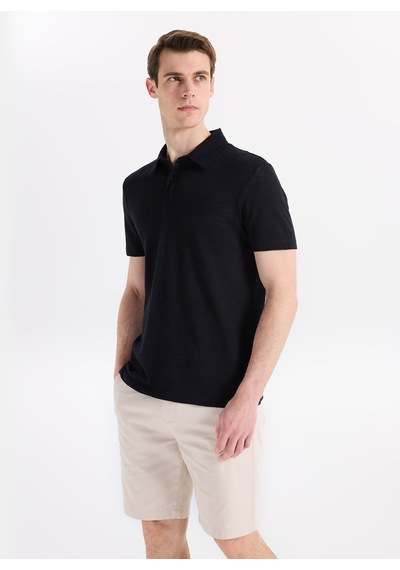 Fabrika Lacivert Erkek Pamuklu Polo T-shirt F6sm-tst 2901