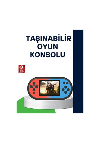 520 Oyunlu Taşınabilir Oyun Konsolu Hd Ekranlı Retro Eğlence - Lisinya
