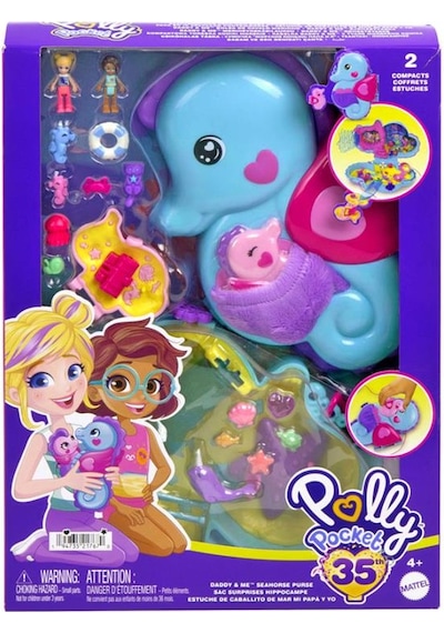 Polly Pocket Compact Daddy & Me Denizatı Çanta Oyun Seti Hwp03