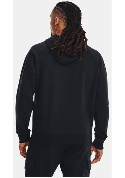 Under Armour Erkek UA Rival Fleece Kapüşonlu Üst 1379757-001 Siyah - Beyaz