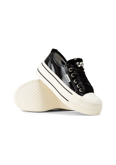 Deery Kadın Siyah Rugan Sneaker Ayakkabı - K0524zsyhc01 Siyah