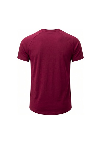 Genius Store 2'li Paket Erkek Spor Tişört Pamuklu Esnek Günlük Kullanıma Uygun Premium Rahat Kalıpt-shirt Haki-bordo