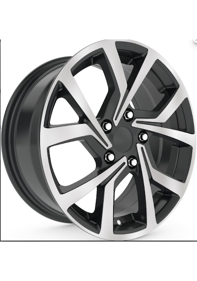 Volkswagen Uyumlu Jant Dy 235-1 5x100 6.5x15 Et35 57.1 Black Dıamond