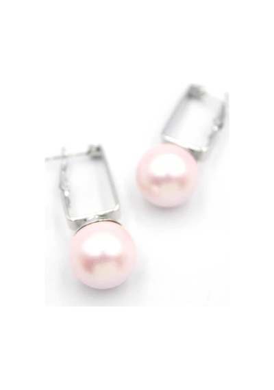 İncili Küpe - Pembe Pembe
