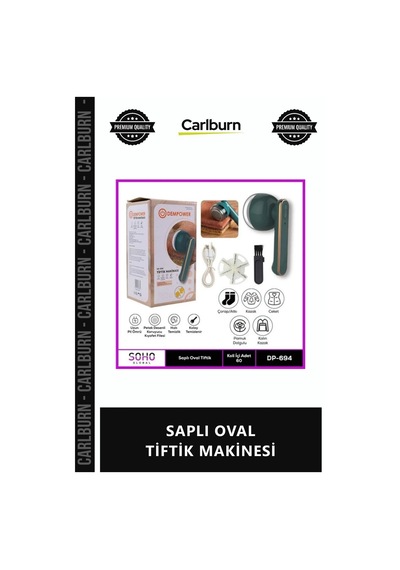 Özel Üretim Profesyonel Ergonomik Kaliteli Pratik Giysi Bakım Aparatı Saplı Oval Tiftik Makinesi