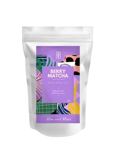Mim And More Berry Matcha Böğürtlenli Matcha 50 G