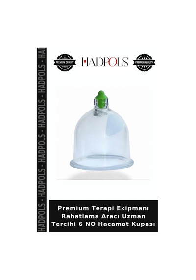 Premium Terapi Ekipmanı Rahatlama Aracı Uzman Tercihi 6 No Hacamat Kupası
