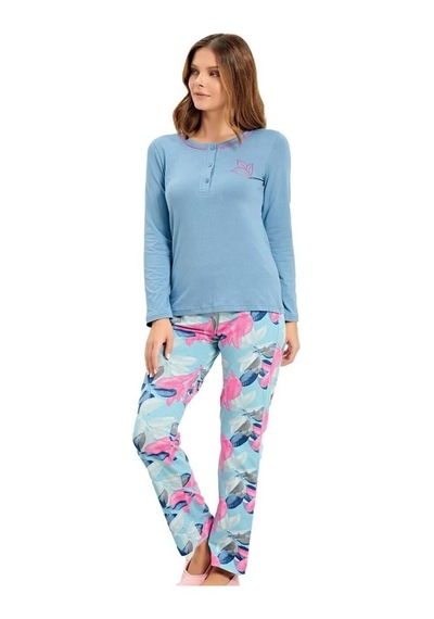 Alperi 79-466 Kadın Uzun Kol Pijama Takım 001