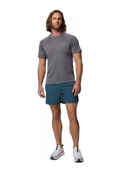 Columbia Ao0944 Alpine Chill Pro Ss Crew Erkek T-shirt-33001 Koyu Gri Melanj