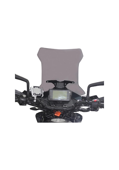 GP Kompozit KTM 250 / 390 Adventure 2020-2024 Uyumlu Ön Cam Şeffaf 49 cm