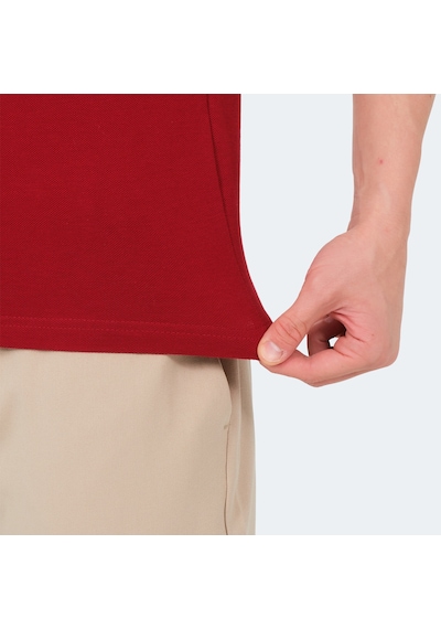 Slazenger VALE KTN Erkek Polo Yaka Bordo Tişört