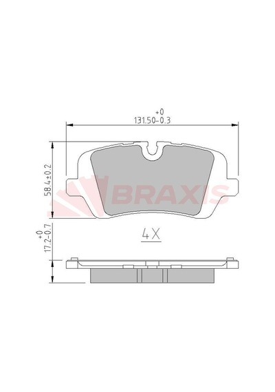 Fren Balatası Arka Range Rover 13 Range Rover Sport 14 New Defender 20