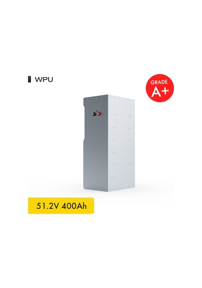 Werer Energy 48V 400Ah 21.5kW LiFePO4 WPU Series Bluetooth’lu Lityum Demir Fosfat Akü