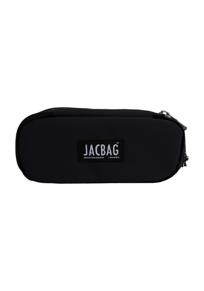 Jacbag Oval Pencil Case-oval Tip Geniş Iç Hacimli Siyah Kalem Kutusu Kalemlik Siyah