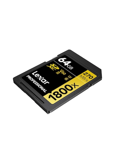 Lexar Sdxc Professional 64gb 1800x Uhs-ıi Altın Serisi, Sınıf 10,